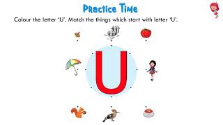 Letter Uu (Practice Time 2) BG — Literacy Book B