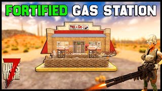 7 Days To Die - Fortified Gas Station Vs Undead Legacy Horde Night A19