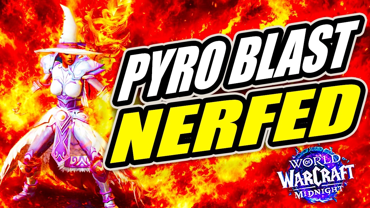 PYROBLAST NERFED :( ! Fire Mage Midnight | World of Warcraft | PvP ...