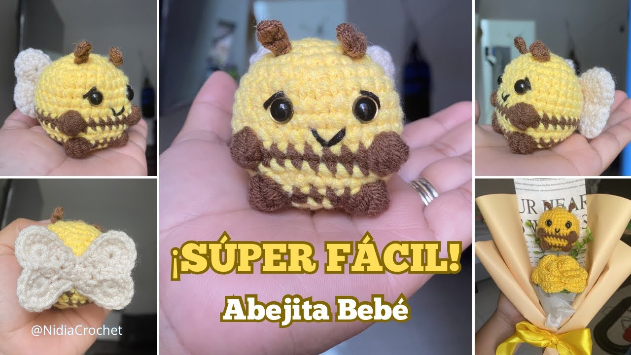 Cómo Hacer una Abejita Amigurumi 🐝 | Tutorial Fácil para Principiantes