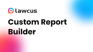 Custom Report Builder