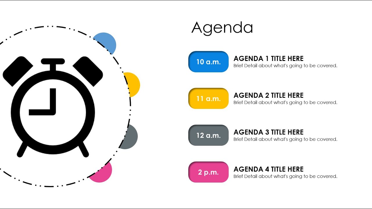 Effective Meeting Agenda Powerpoint Presentation Slide Template Design For Project Management Youtube