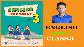 Class-3 | Unit-5 | lesson 1-3| lesson 4-6 | #LearnEnglishEasy #English