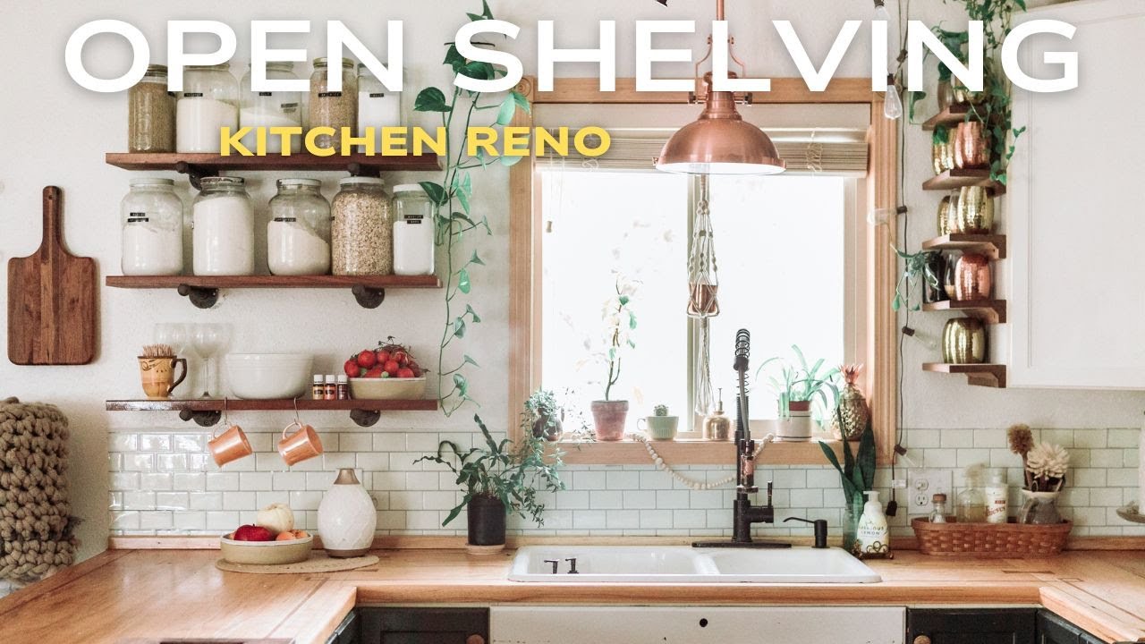 DIY Open Shelving: A Quick Tutorial // Love & Renovations