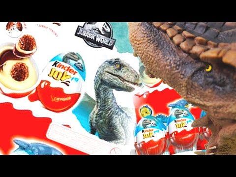 Coleção completa Dinossauros Jurassic World Kinder Ovo