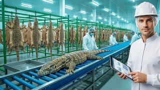 Inside The Lizard Leather Wallet Factory Full Process How Luxury Wallets Are Made