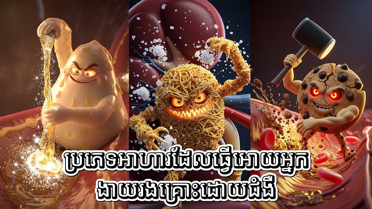 ប្រភេទអាហារដែលធ្វើអោយរាងកាយអ្នក ចុះខ្សោយនិងងាយរងគ្រោះដោយជំងឺ / Foods make your vulnerable to disease