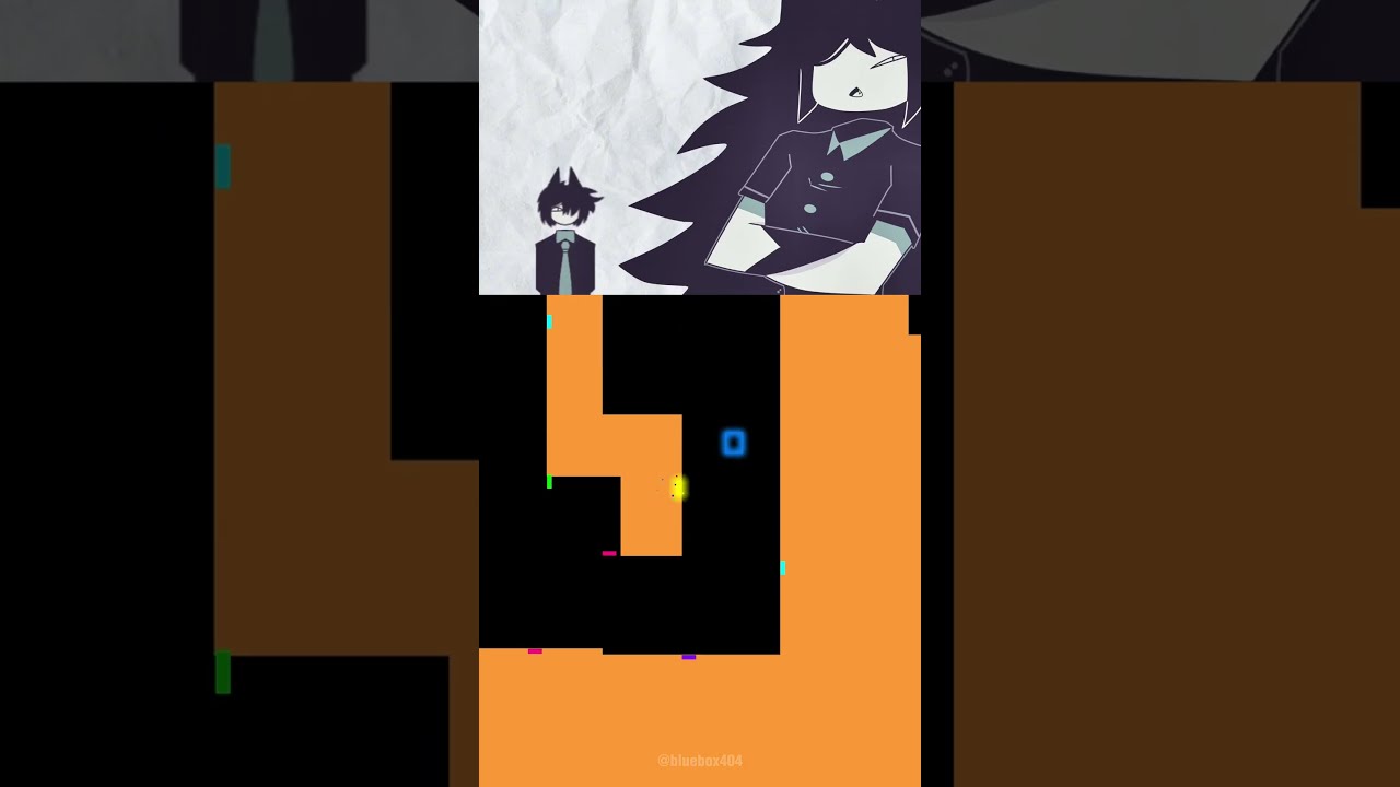 Sir Metry Is An Alien ET Fundamental Paper Education Animation Blue Bouncing Square
