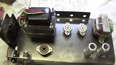 Scratch-Built Art Deco Amp, Part 2:  The Chassis is Completed