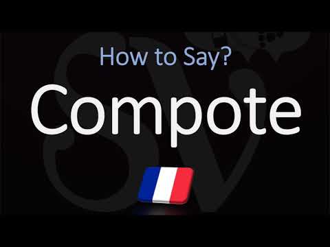 How to Pronounce Compote? (CORRECTLY)