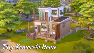 Tiny Komorebi Home| Sims 4 Speed Build | No CC