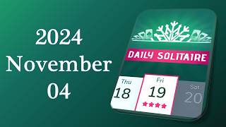 Daily Challenge Solitaire Solution 2024 November 04 screenshot 3