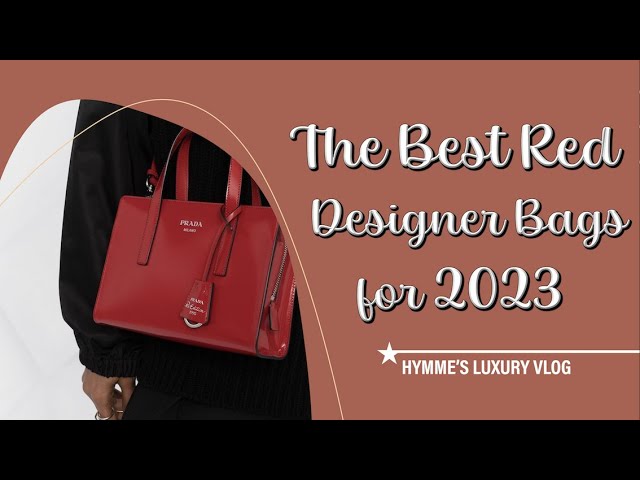 STRIKING Red Designer Bags for Lunar New Year