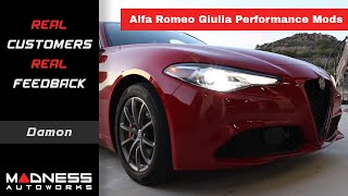 Real Customers, Real Feedback: Alfa Romeo Giulia Performance Mods - Damon