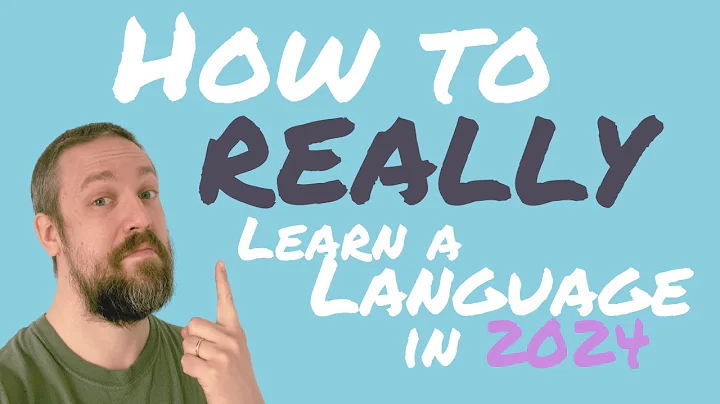 How to REALLY learn a language in 2024 (a linguist explains)