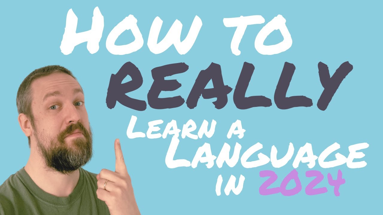 ⁣How to REALLY learn a language in 2024 (a linguist explains)