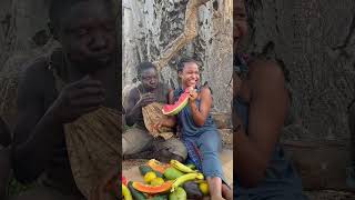 Chaba & His New Wife Are Living It Up! 😂 He’s Never Felt This Before!#hadzabetribe #africanculture