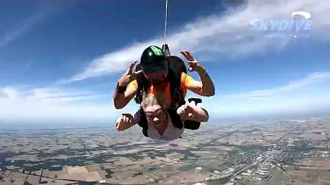 Deborah Campbell's Tandem Skydive at Skydive India...