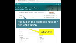 Simple Search Demo on the CBCA database