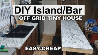 Kitchen Island Made Simple Tiny House Off Grid by OKLAHOMA OFF-GRID 2,847 views 1 year ago 3 minutes, 18 seconds