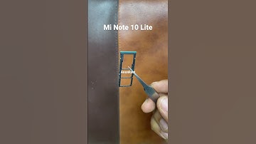 Mi  Note 10 Lite Green Sim Tray #shorts #shortsvideo #youtubeshorts