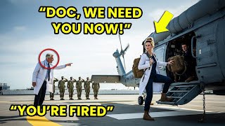 The Hospital Director Fired Her Moments Later, a Navy Helicopter Landed on the Hospital Roof