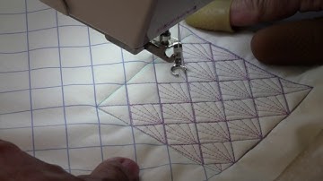 Grid-based Quilting Designs Every Week; #8 Oriental Fans