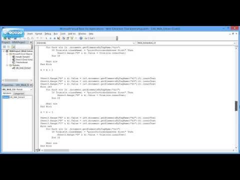 Web Scraping using automation