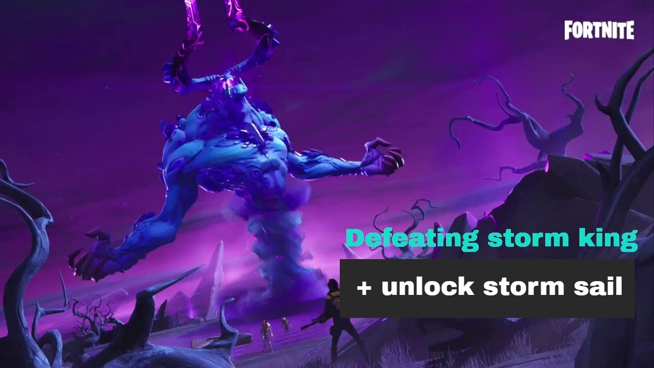 HOW to get free glider and defeat storm king Fortnite storm king