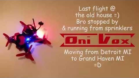 QAV210 SE last zoom round the old house, moving west to Grand Haven MI =D