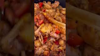 Stir Fry Red Curry Chicken using farm fresh chicken tastes good shorts chickencurry thaifood