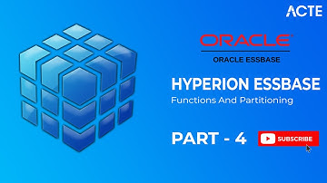 Hyperion Oracle Essbase - Function and Partitioning | Hyperion Essbase Course | ACTE
