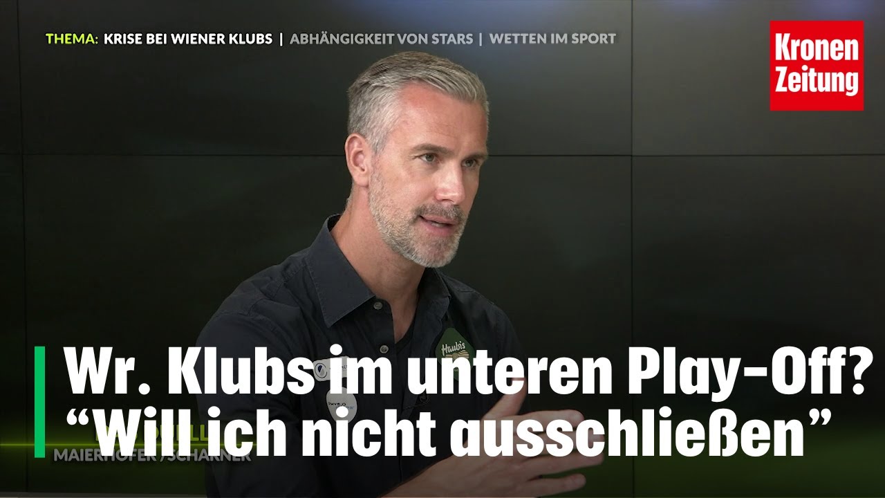 Krise bei den Wiener Klubs in der Bundesliga - woran liegts? krone SPORT