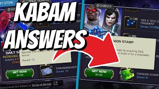 Kabam answer to the Paragon Daily Card Issue | Marvel Contest of Champions