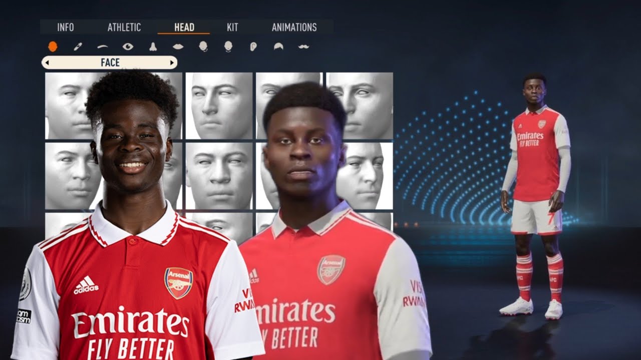 FIFA 23 | How To Create Saka 🏴󠁧󠁢󠁥󠁮󠁧󠁿
