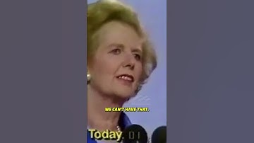 BOOM: Thatcher Dismantles Socialism In 30 Seconds