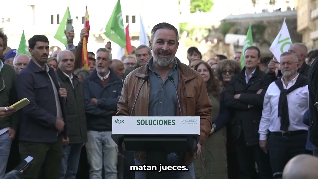 DECLARACION A MEDIOS DE SANTIAGO ABASCAL, LA CORRUPCION POSE #noticias#españa#vox#abascalpresidente