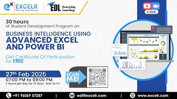 SDP on Business Intelligence Using Advanced Excel & Power BI Day 1