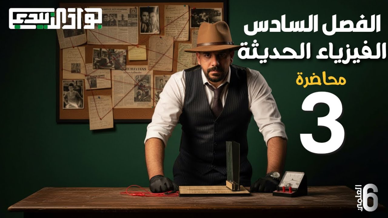 محاضرة 3/ فيزياء السادس العلمي / الفصل السادس / تكملة الظاهرة الكهروضوئية / الاستاذ جواد الزبيدي 