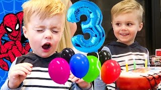 BIRTHDAY BEAN BOOZLED CHALLENGE! | Jackson's Third Birthday Special