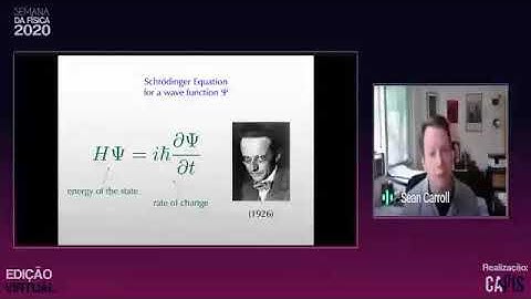 Sean Carroll: "Something Deeply Hidden" - Week of Physics UFPB 2020, Day 2