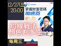 2023/12/27 (均線戰法 顏色判多空)  (小周每周三 20:00 直播)