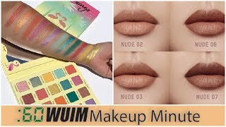 Violet Voss Flamingo Palette REVEALED! KKW Nude Lips Launch TODAY | Makeup Minute