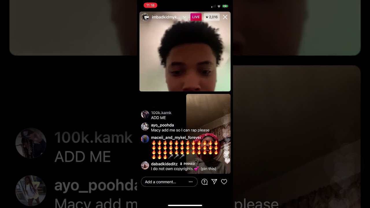 BadKidMykel And BadKidMacei On Instagram Live  3/29/21