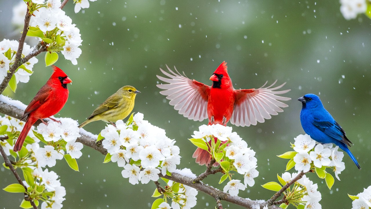 Фортепианная музыка и щебетание птиц ~ Спокойная музыка для умиротворения 🌿 Музыка для глубокого ...