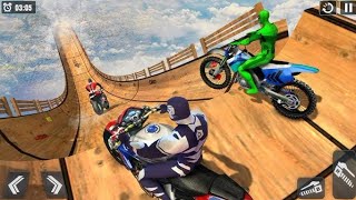 Superhero  GT Bike Racing  Stunts  - Impossible Mega Ramp Bike Stunt - Android Gameplay  screenshot 3