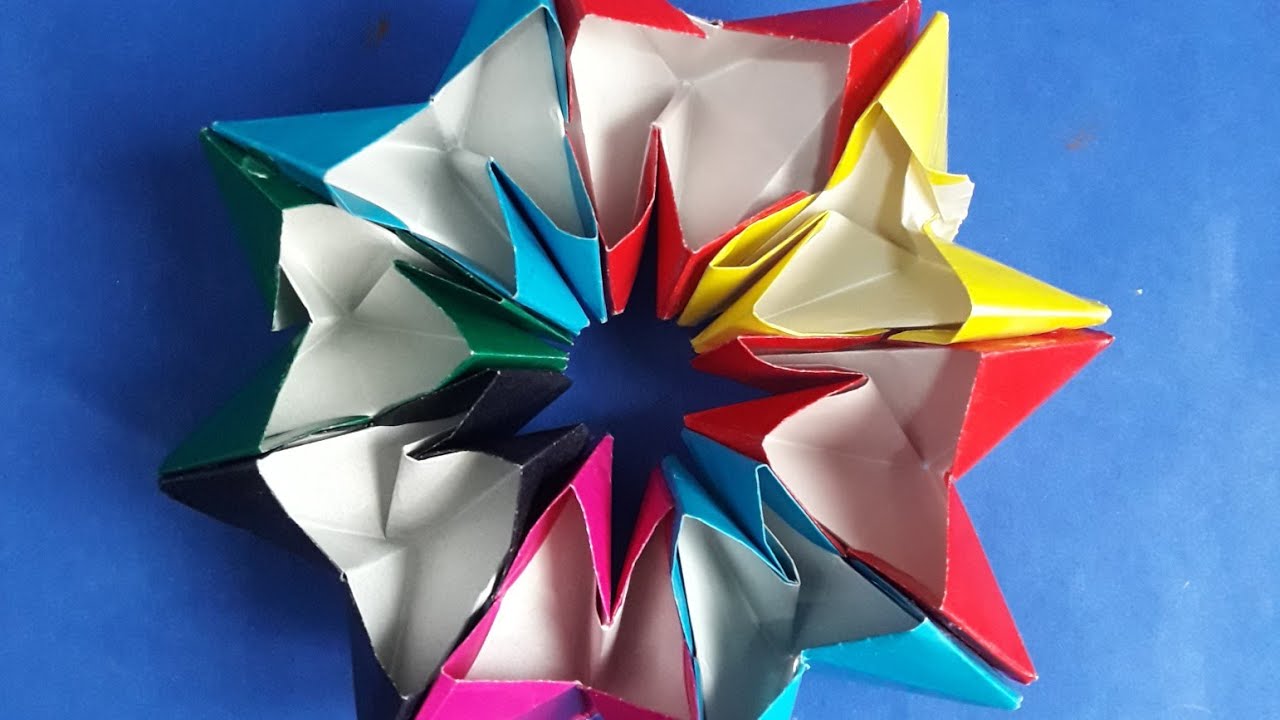 Easy paper flower - YouTube