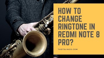 How To Change Ringtone In Redmi Note 8 Pro Mobile Phone