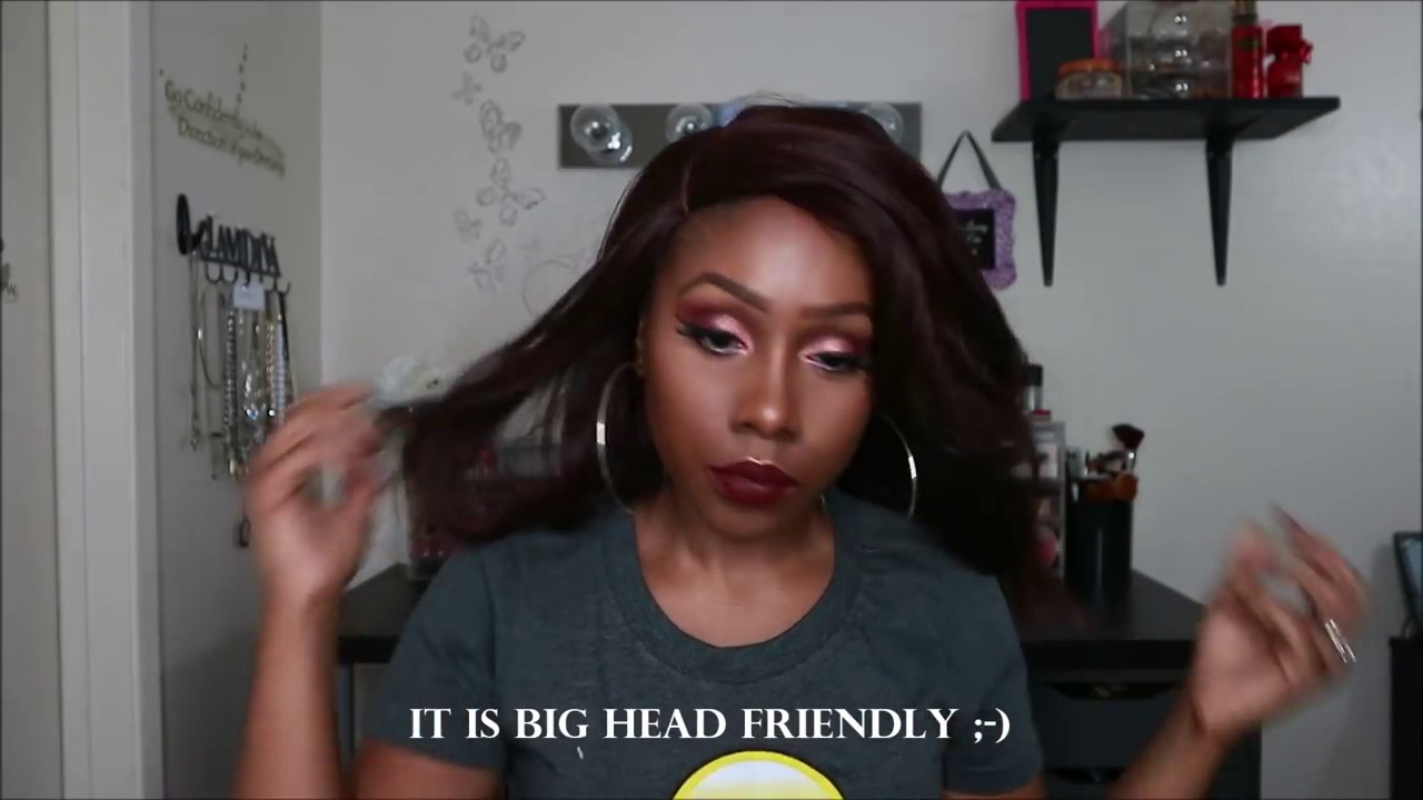 💅 Bomb!!!💣 Zury Sis Sister Wig Diva H IRIN pre tweezed part synthetic lace wig 99J