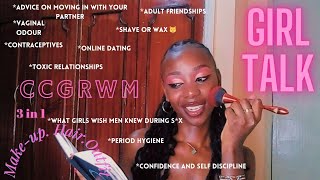 Chit-Chat GRWM ♡ | Girl talk, soft glam no make up look, dressing up for a classy date. screenshot 1